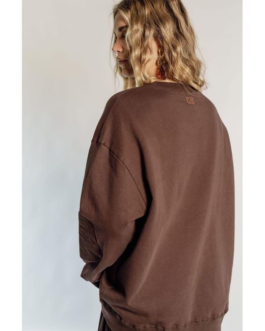 Rave on Trend Brown Oversized Rave