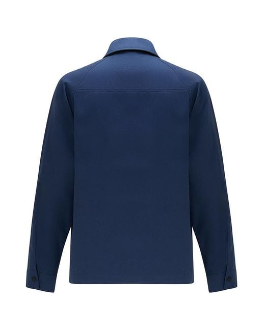 Guards London Blue Jacob Modern Field Overshirt for men