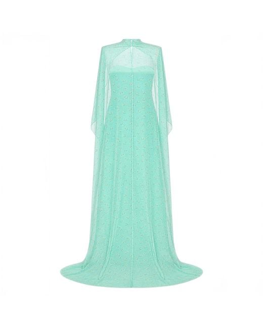 Herfetch Green Maxi Monet Dress
