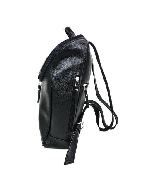 Hides Leather Co. Black Minimal Handmade Leather Backpack