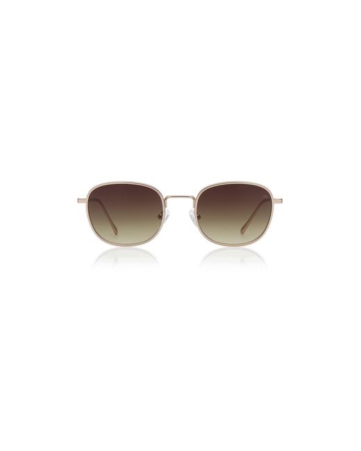 A.Kjærbede Brown Hello Sunglasses Matte for men