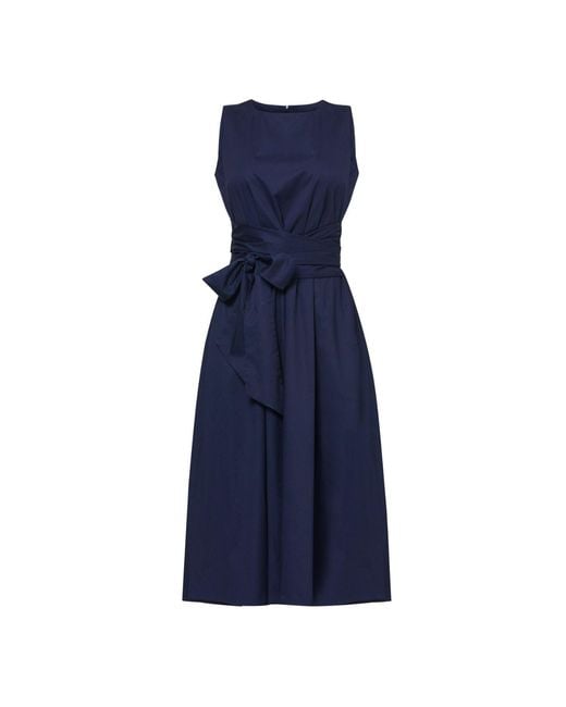 Helen Mcalinden Blue Avril Marine Dress