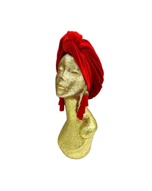 Julia Clancey Red Ruby Swinglette Turban