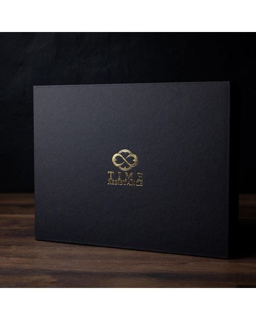 Time Resistance Green Leather Portfolio With Binder for men