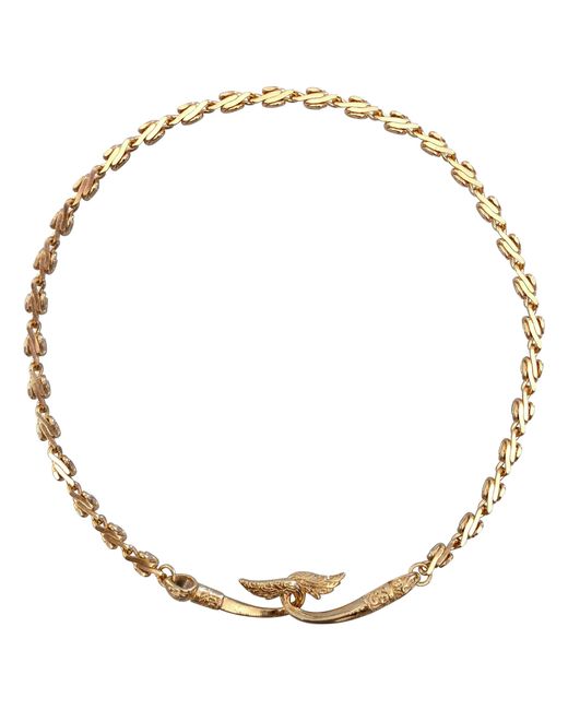 IN CAUDA VENENUM Metallic Andromaque Necklace