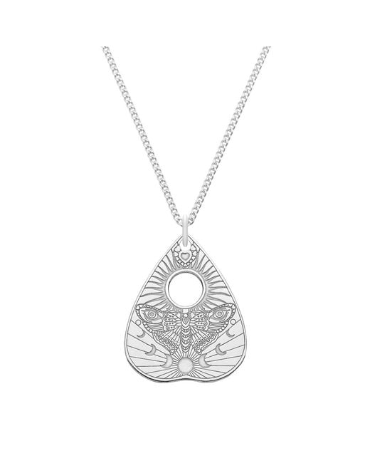CarterGore Metallic Large Sterling Moth Planchette