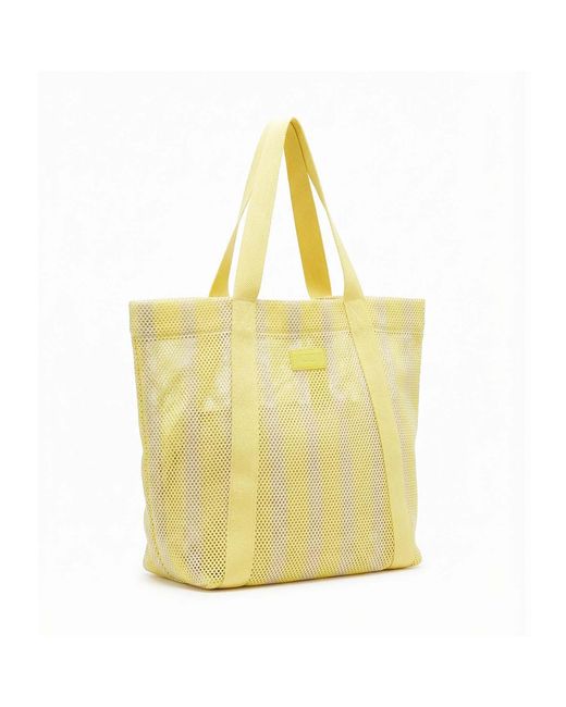 Nooki Design Yellow Hackney Stripe Shopper