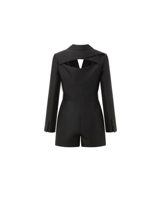 Emma Wallace Black Blare Romper