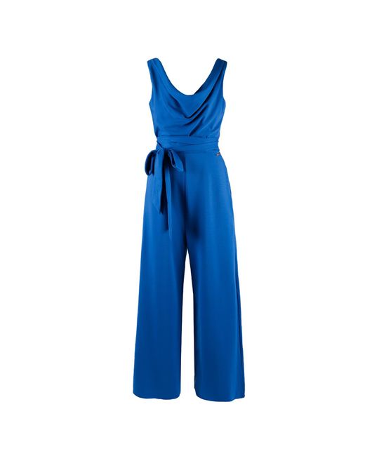 Emma Wallace Blue Lora Jumpsuit
