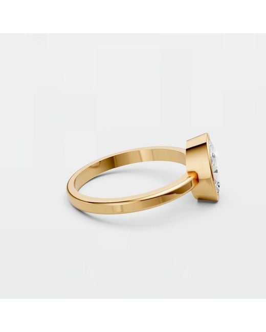 Aya Fine Jewelry Metallic Classic Oval Bezel Diamond Ring