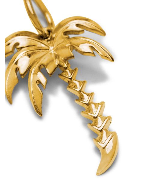 Jaredjamin Metallic Palm Necklace Pendant Charm