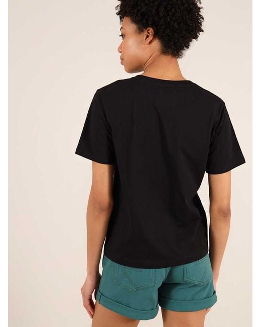 blonde gone rogue Black London Skyline Graphic Print Tee, Organic Cotton