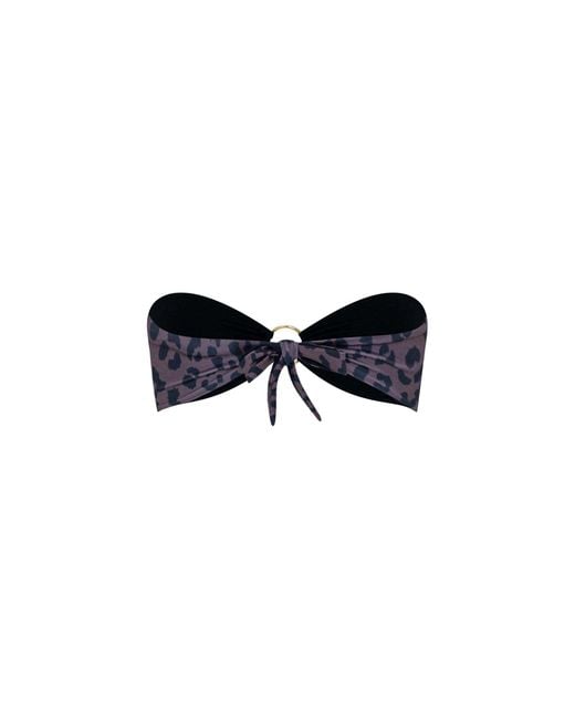 Chaude Swimwear Blue Billi Bandeau Top