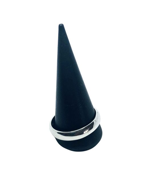 Tg-Jewellery by Tamara Gervasio Metallic Sterling Half Dome Wedding Band for men