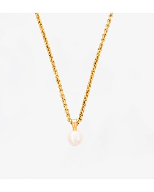 Uchi and Soto Metallic Shinju Pearl Necklace