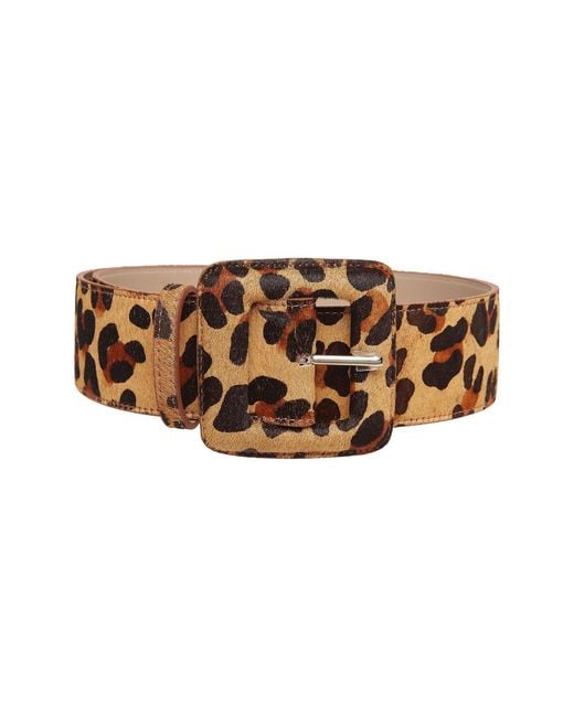 BeltBe Orange Neutrals Square Buckle Belt