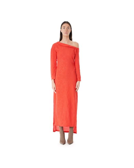 MARGOT VII Red Lys Dress