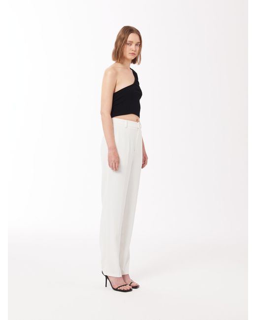 Sour Figs Black Two-Way Single Shoulder Twisted Strap Top