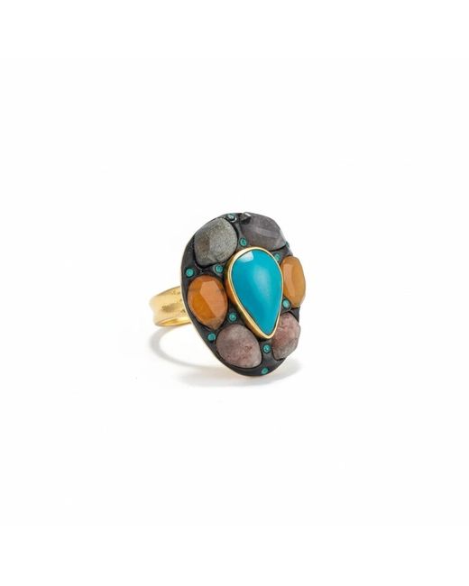 By Virgo Blue Calindra Ring