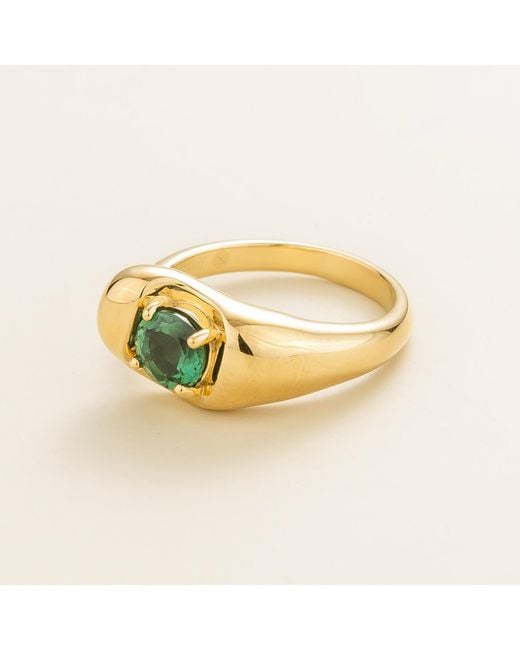 Juvetti Metallic Fava Ring