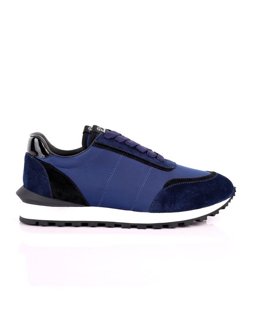 DAVID WEJ Blue Boston Smart Trainers for men