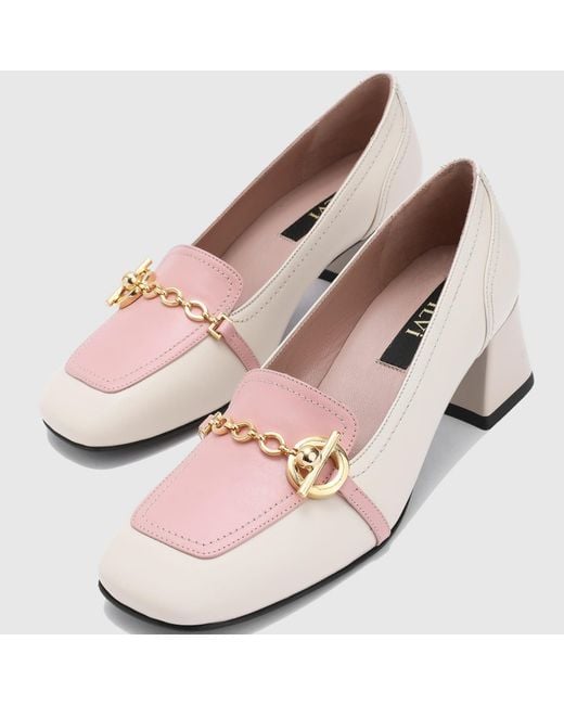 Ilvi White Neutrals Guus Leather Pump