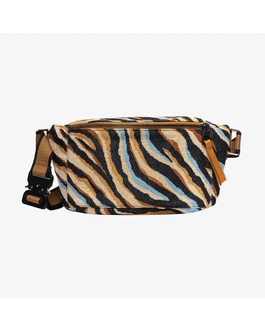 L2R THE LABEL Multicolor Zebra Fanny Pack