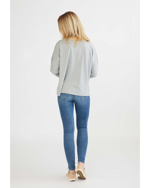 GROBUND Gray Nete Blouse