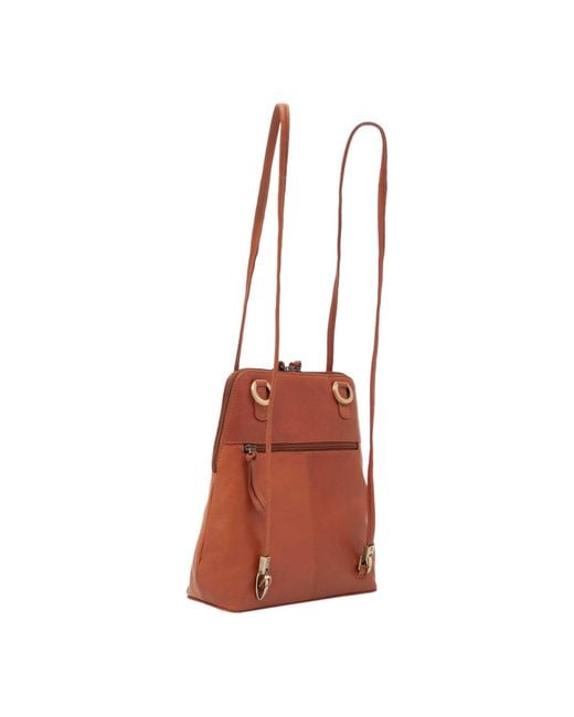 Lloyd Baker Brown Shirdi Leather Backpack