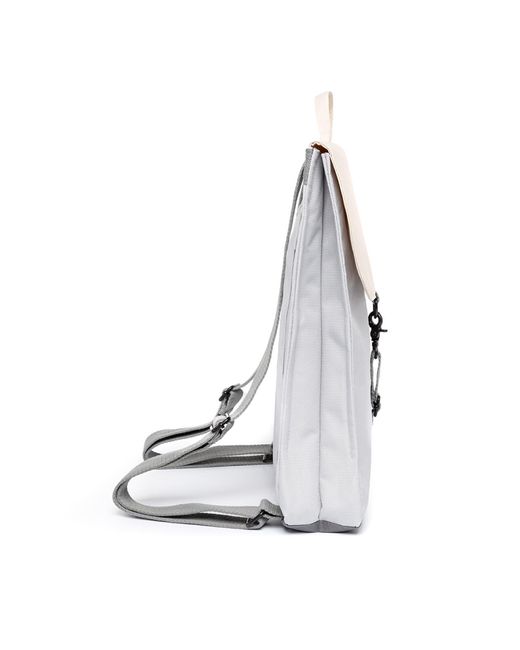 Lefrik White Handy Mini Backpack Concrete Block