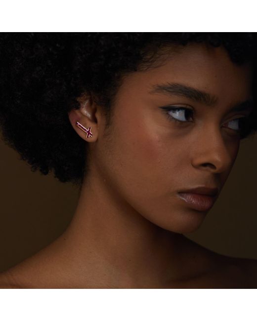 Kasun Metallic Lucky Star Earrings