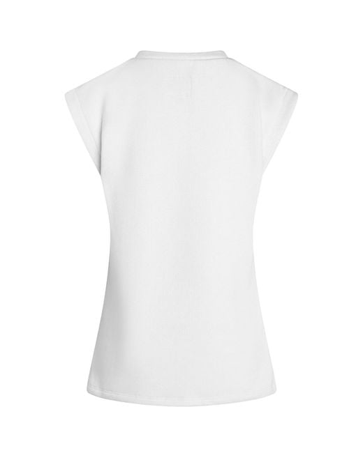 Modrn Studio White Neutrals Ultra-Soft Cotton Structured Tank