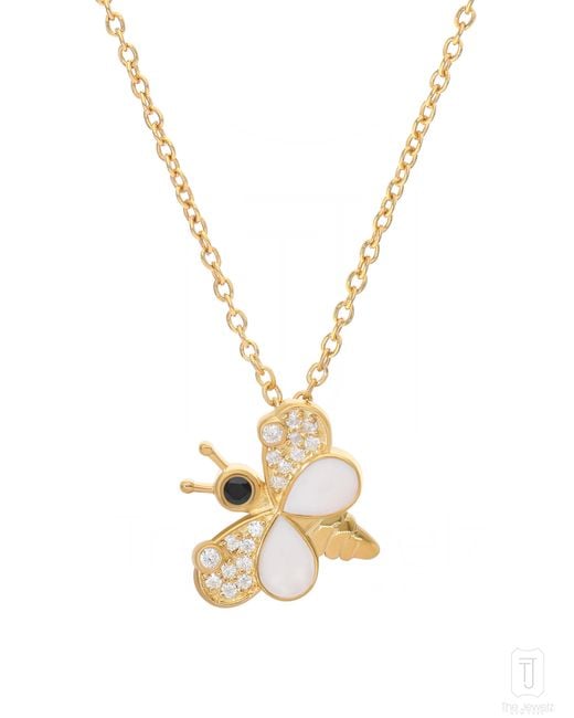 The Jewelz Metallic Flutter Muse Butterfly Pendant