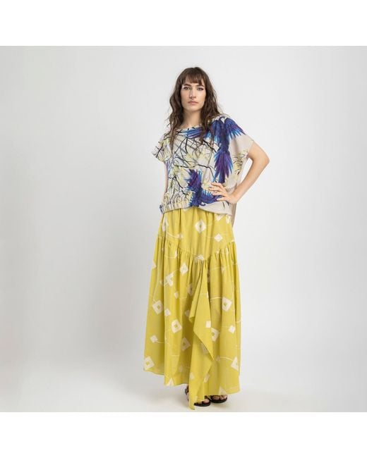 ARTISTA Blue Azure Asymmertic Top