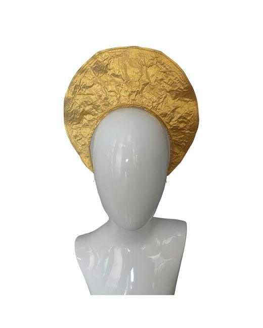 Romer Millinery Green Morphy Moldable Saint Headband