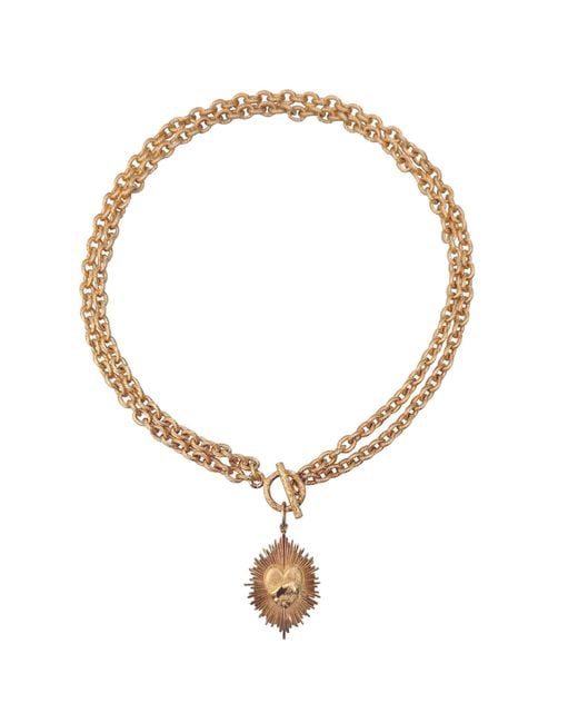 IN CAUDA VENENUM Metallic Anahita Necklace