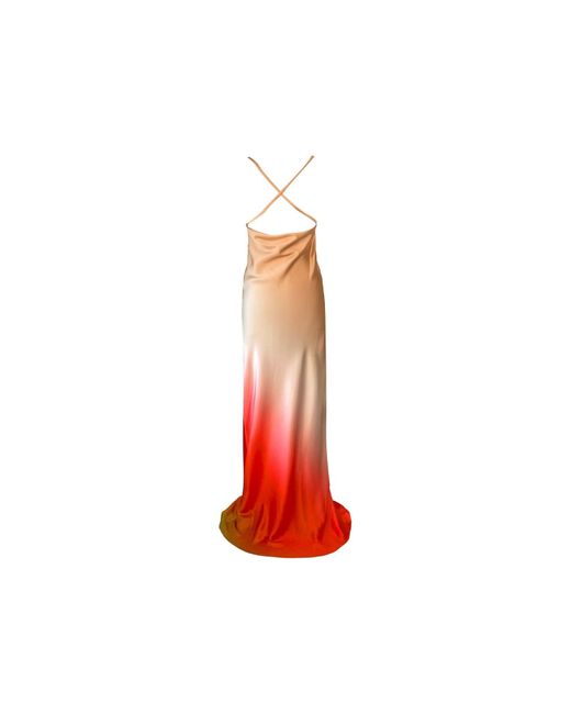 GIGII'S Red Aure Sunset Dress