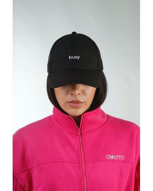 Cmmttd Black Busy Cap