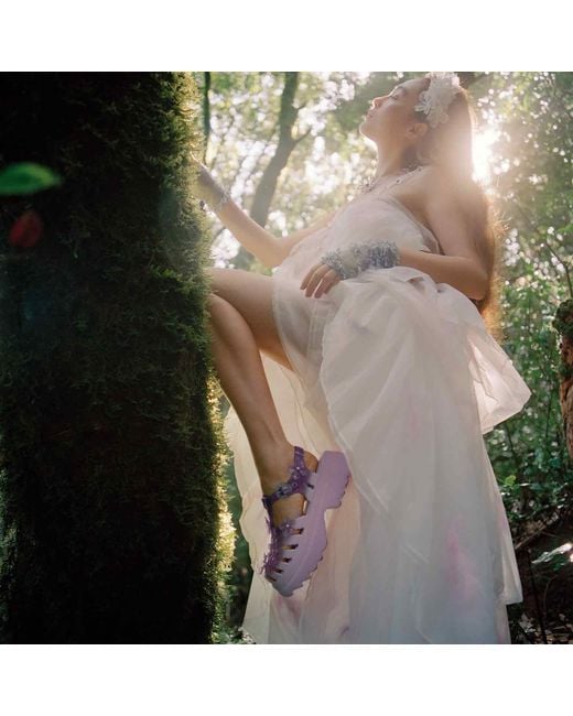 Melissa Purple Possession Platform Sakura X Susan Fang