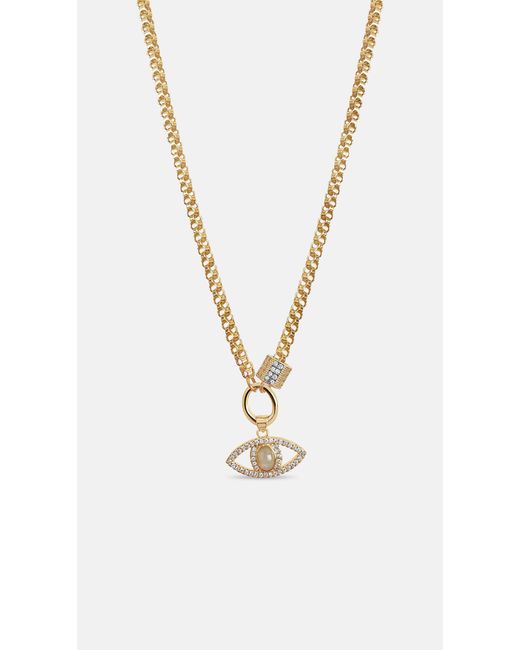 Alexie of Athens Metallic Serpentine Charm & Bead Box Chain