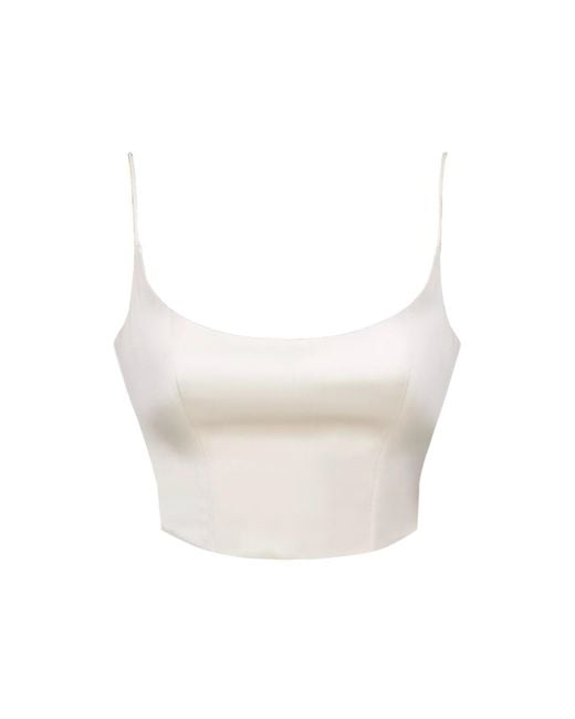 Sanctumum White Luna Corset Top