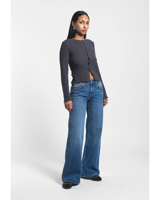 Dr. Denim Blue Rhue Low Wide