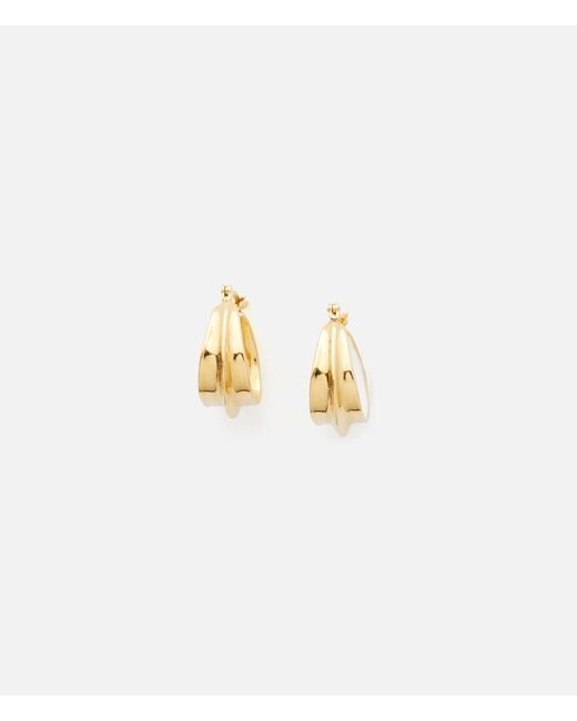 Lovard Metallic Enamel Sculpture Hoops