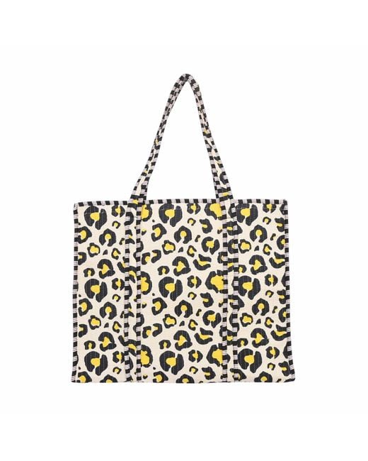 Conscious Yoga Collective Blue The Leopard Tote