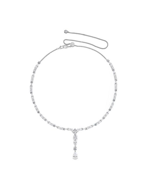 Arte Madrid Metallic Whisper Of Love Two-Way Tennis Necklace & Head Chain