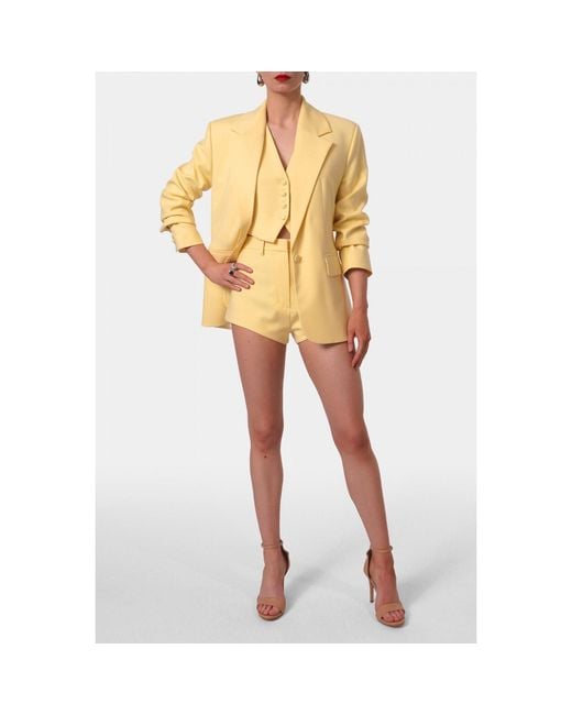 AGGI by HALEWSKI Yellow Cori Butter Microshorts