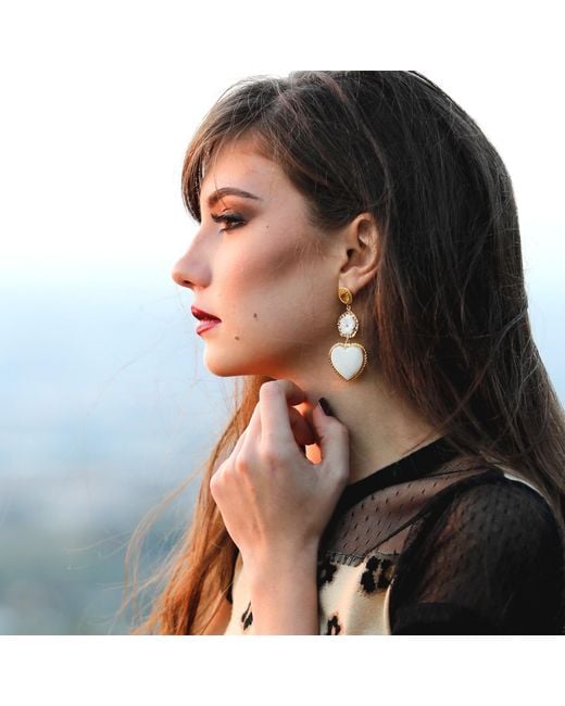 Vintouch Italy Multicolor Mamma Mia Citrine Earrings