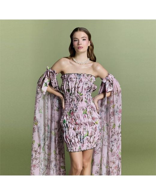 Nur Karaata Pink Azure Drift Dress