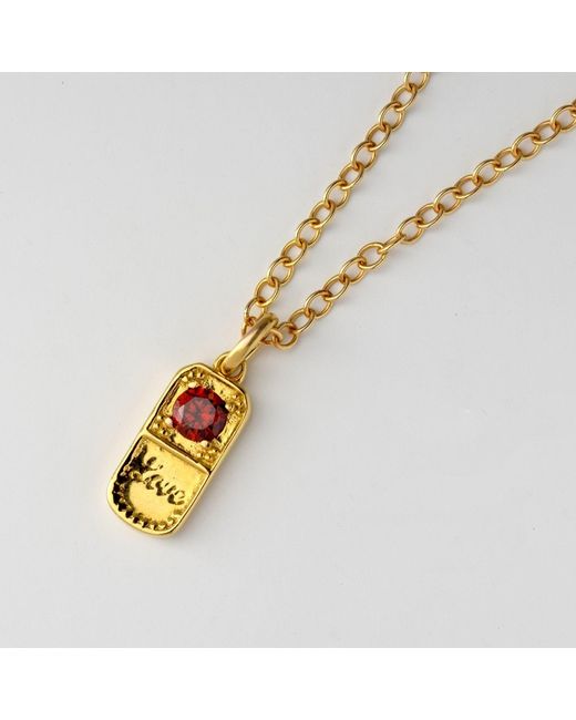 Belinda Jewelz Metallic Garnet Love Pill Charm