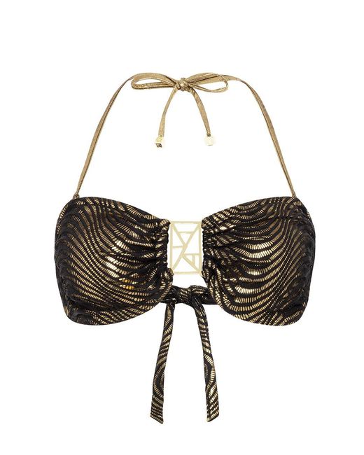 Leyla Maya Ltd White Kate Bikini Bronze Goddess Set